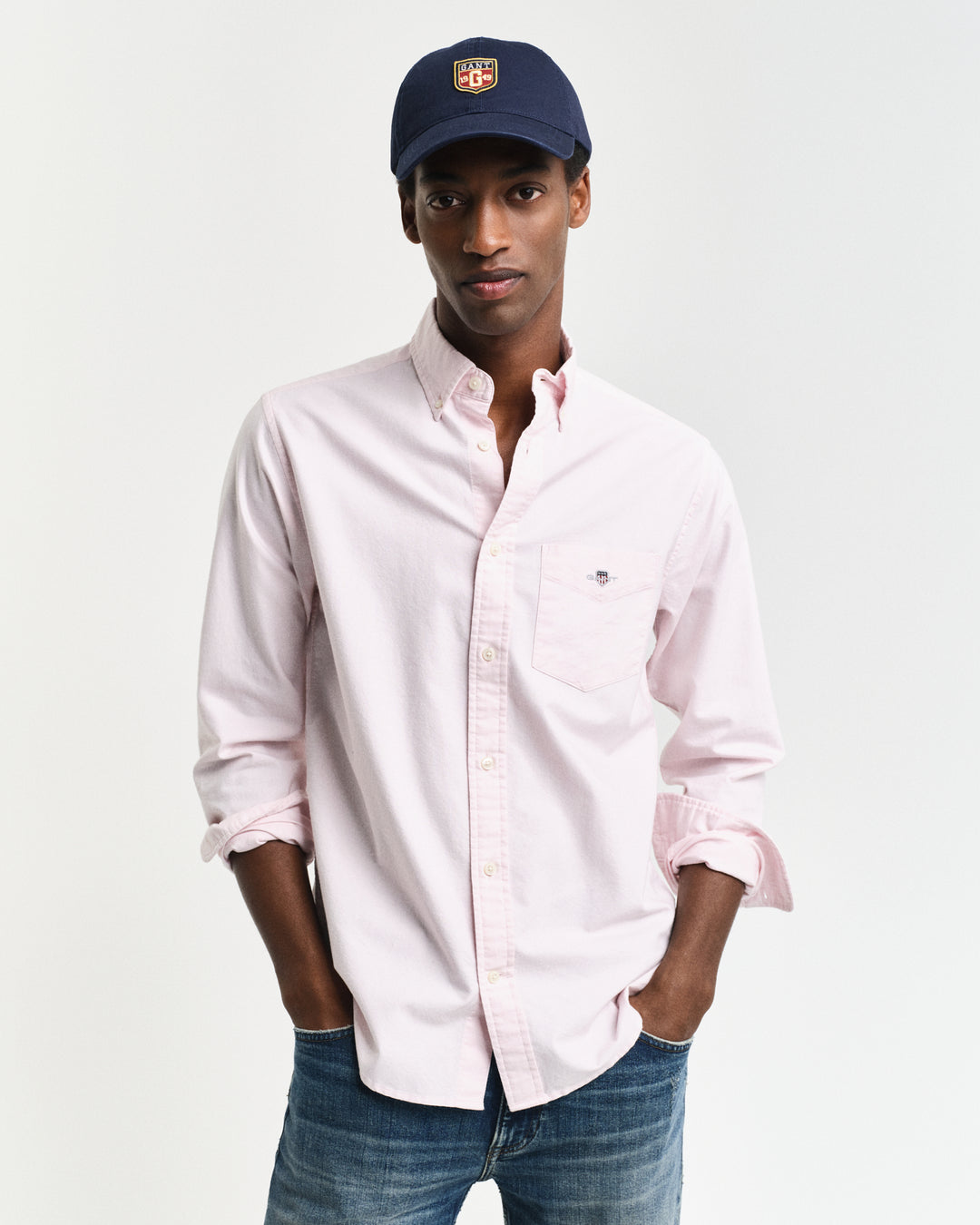 Pale pink oxford shirt