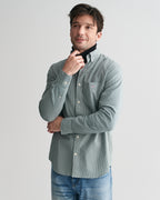 Green check Poplin shirt