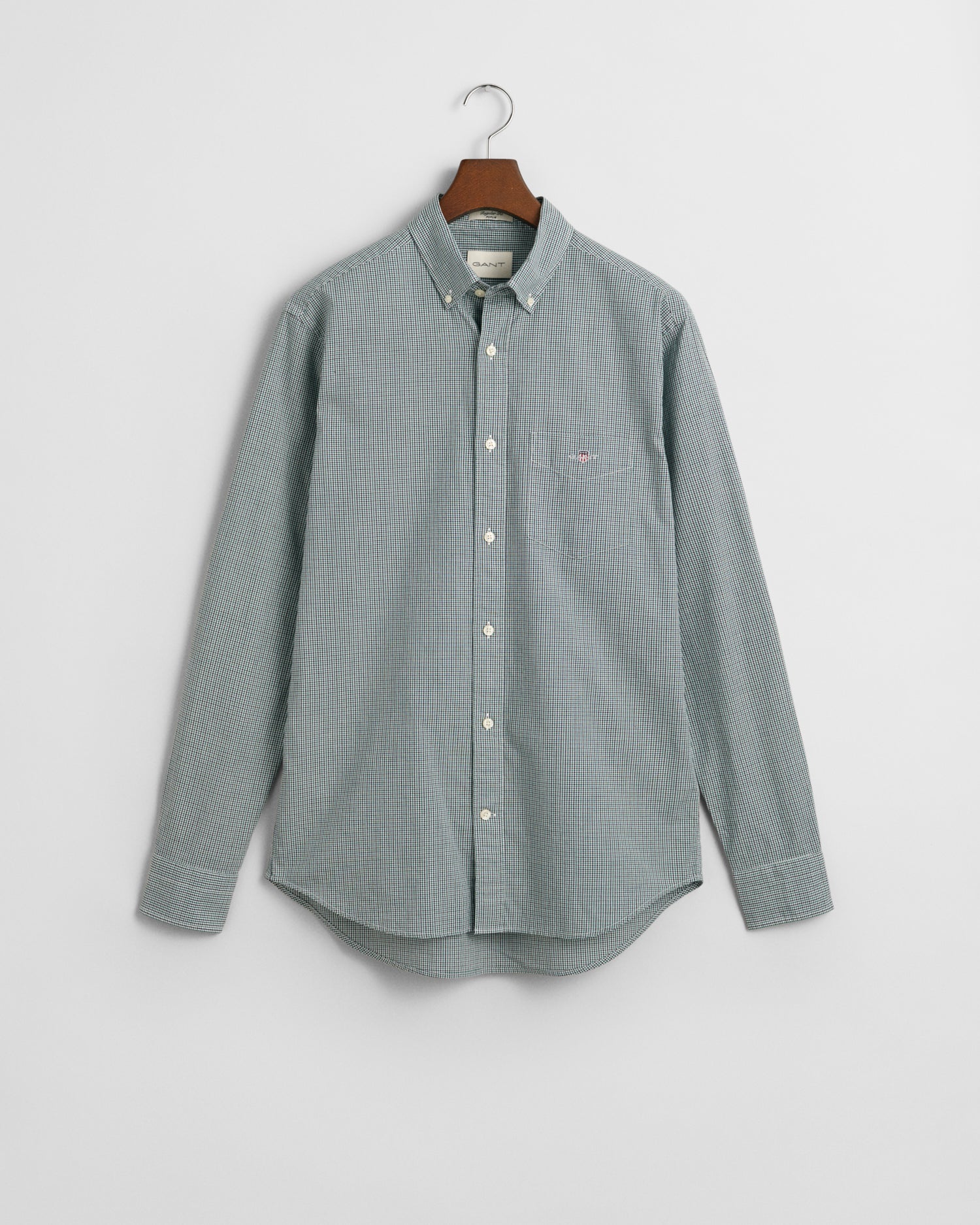 Green check Poplin shirt