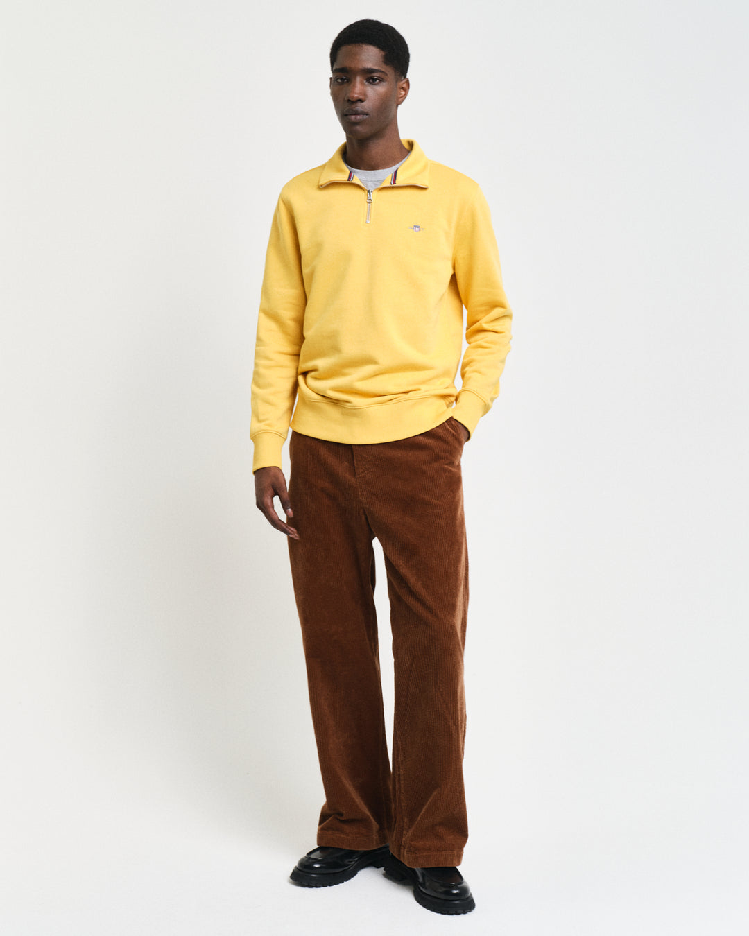 Yellow Quarter Zip