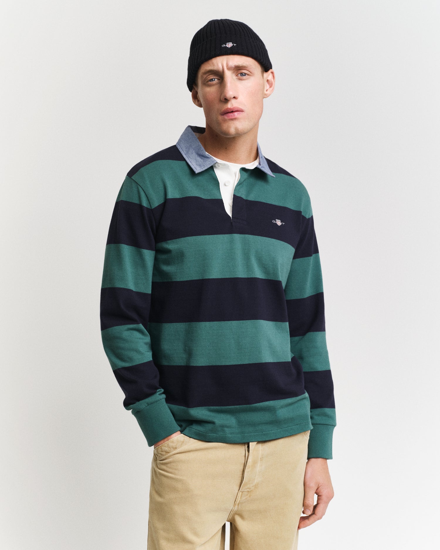 Contrast collar Rugby shirt