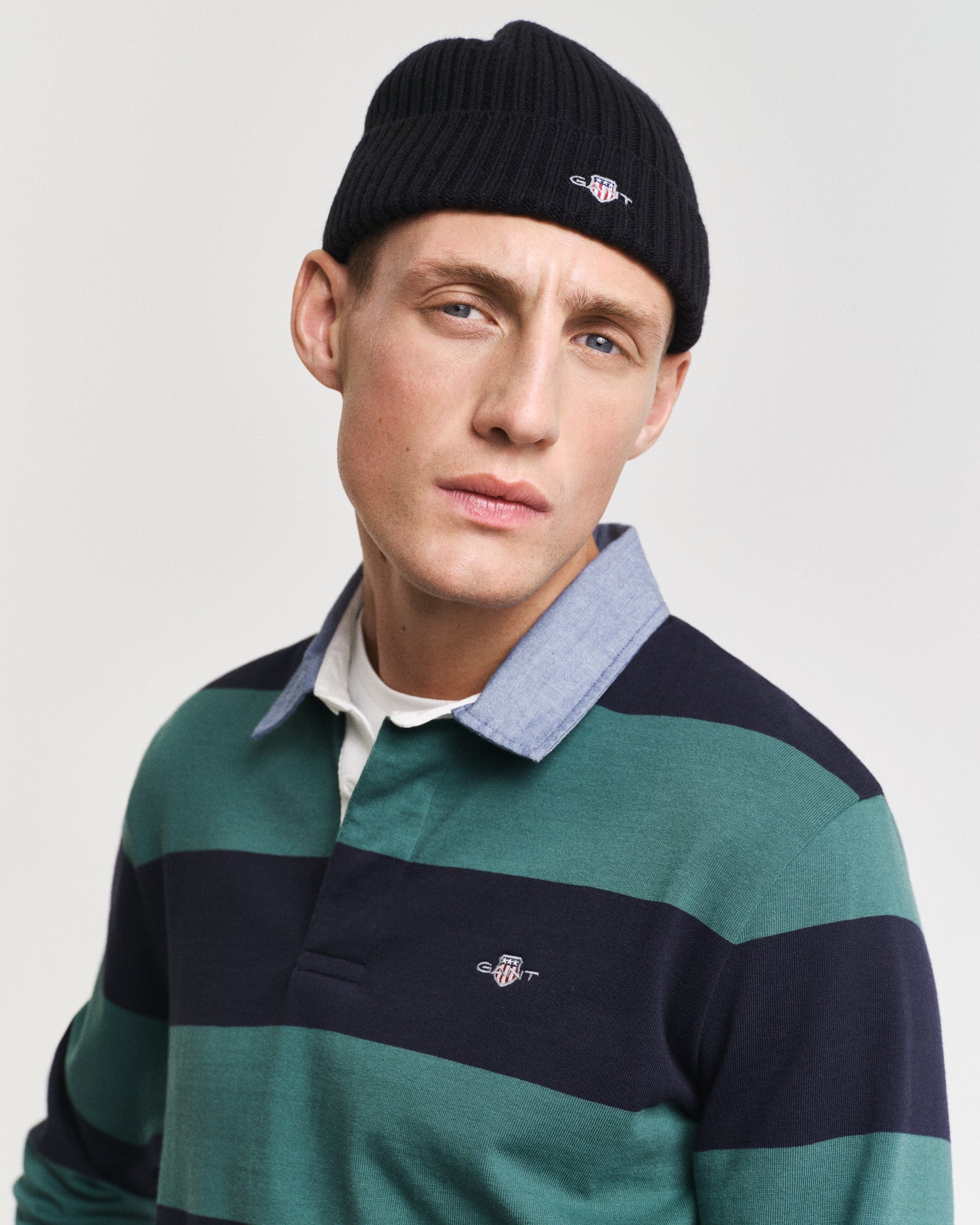 Contrast collar Rugby shirt