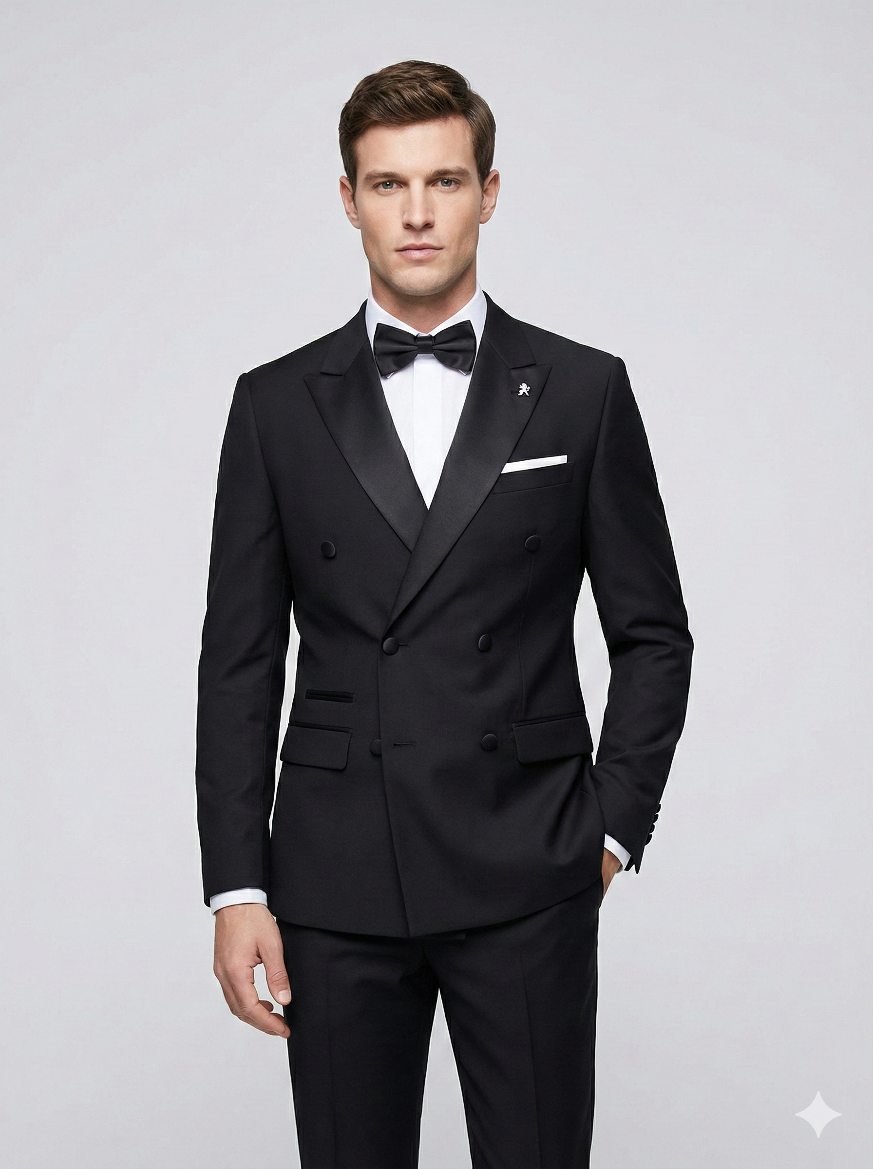 Double breasted tuxedo