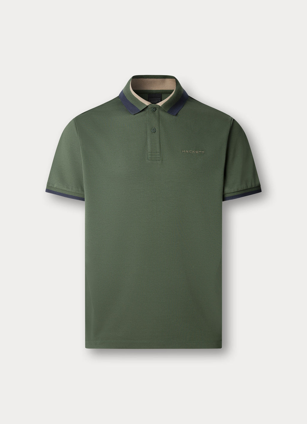 Club Collar Polo Shirt Olive