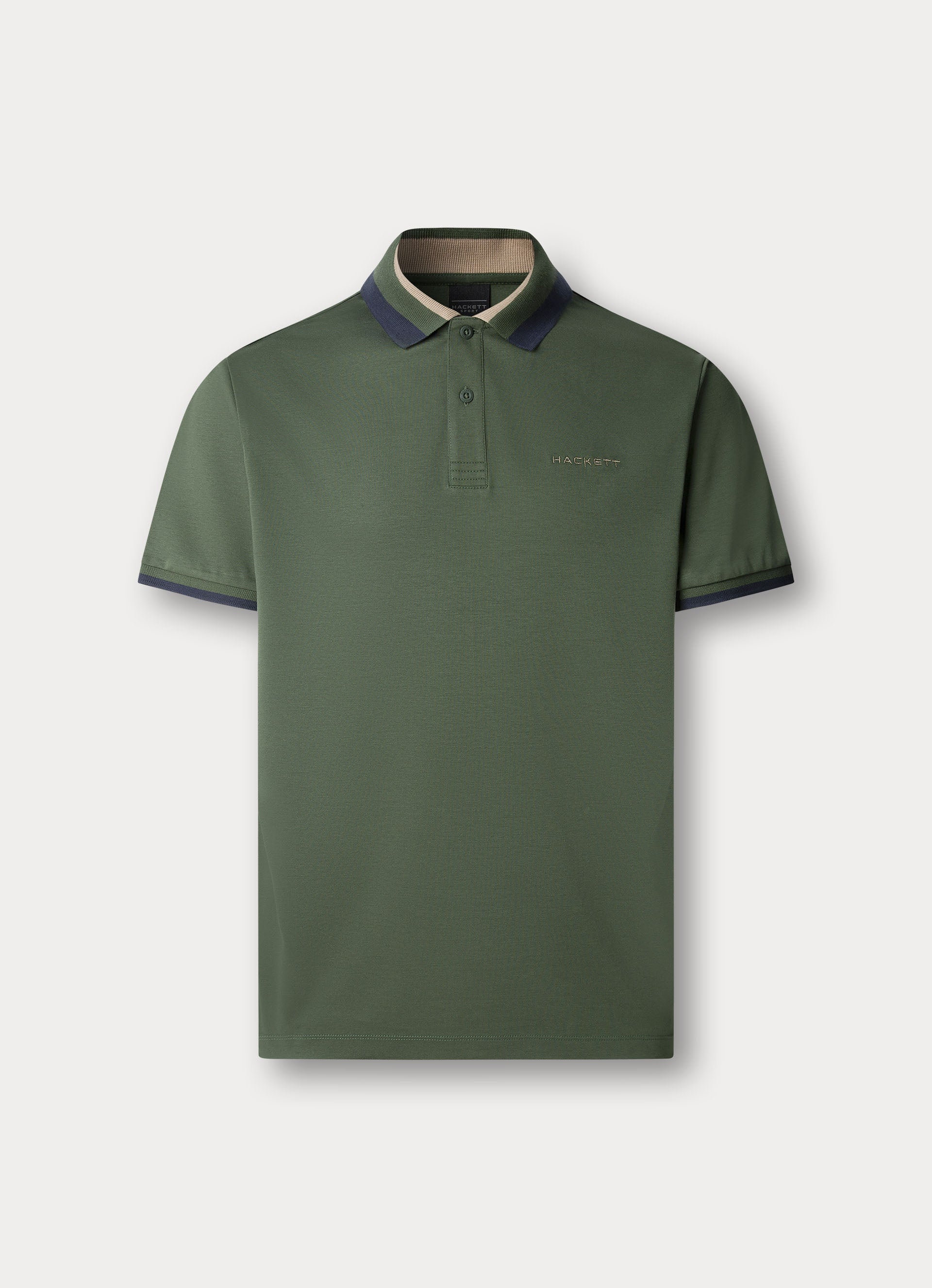 Club Collar Polo Shirt Olive