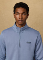 Badge Half Zip sweatshirt