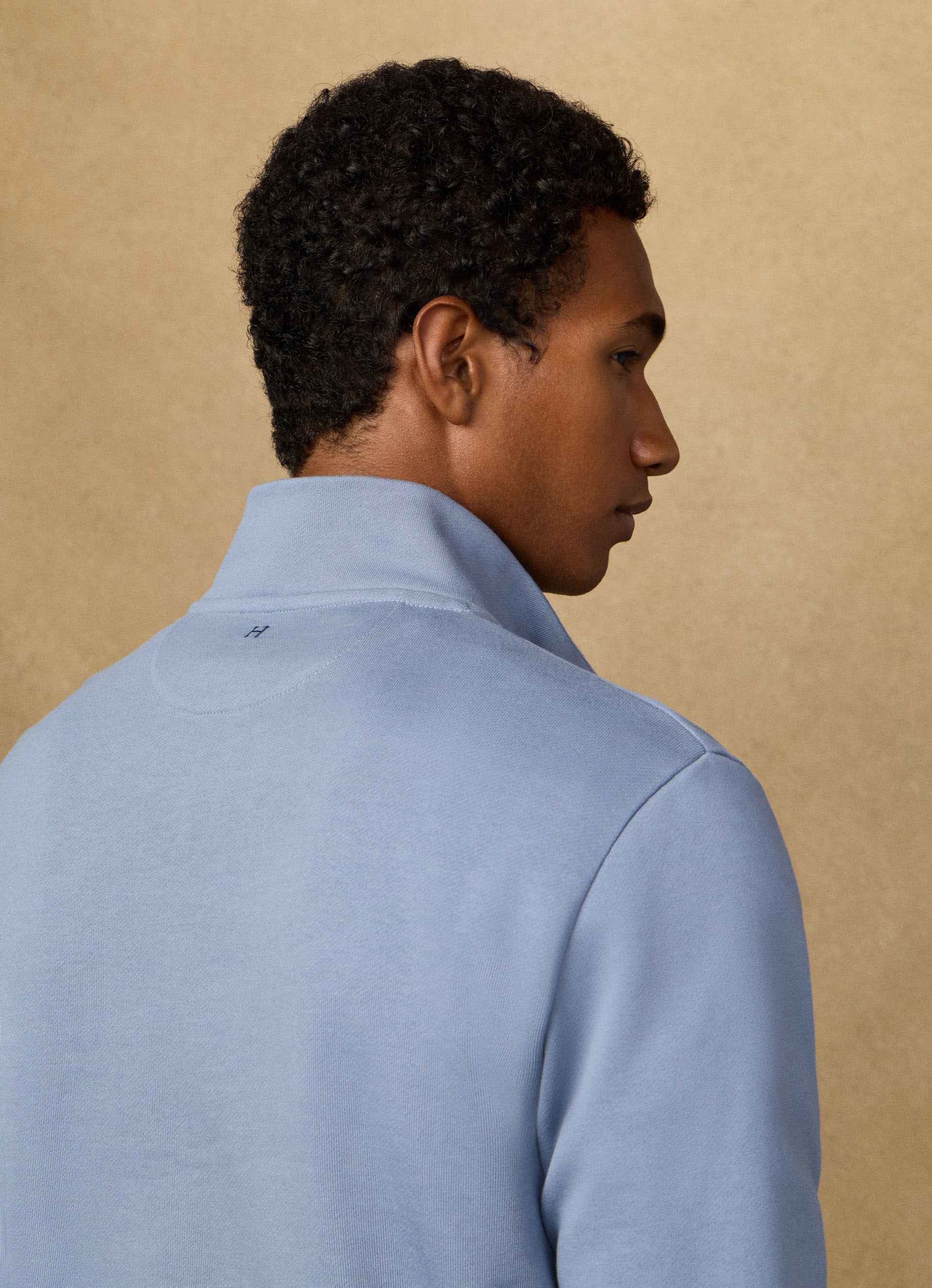 Badge Half Zip sweatshirt