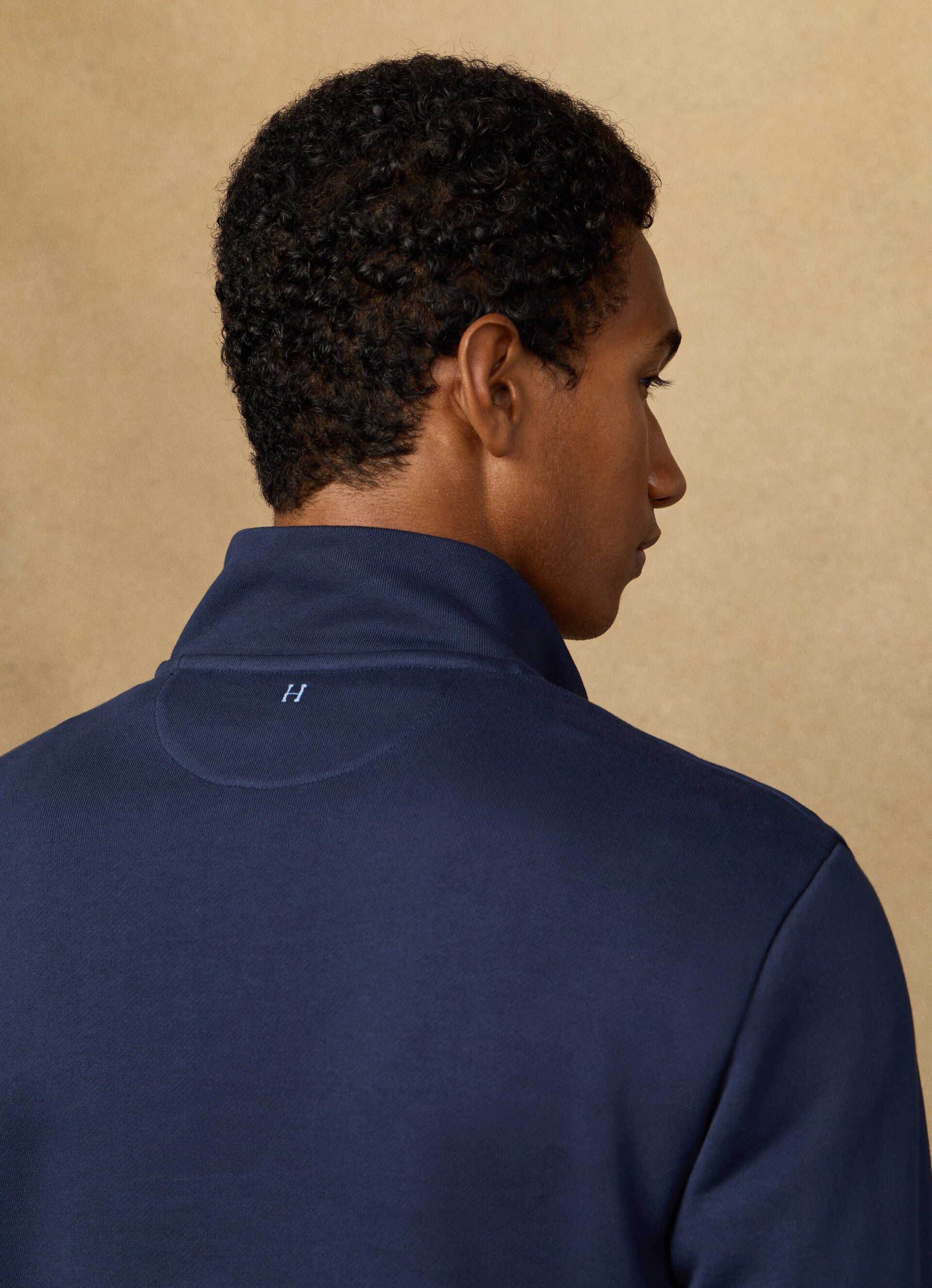 Badge Half Zip sweatshirt