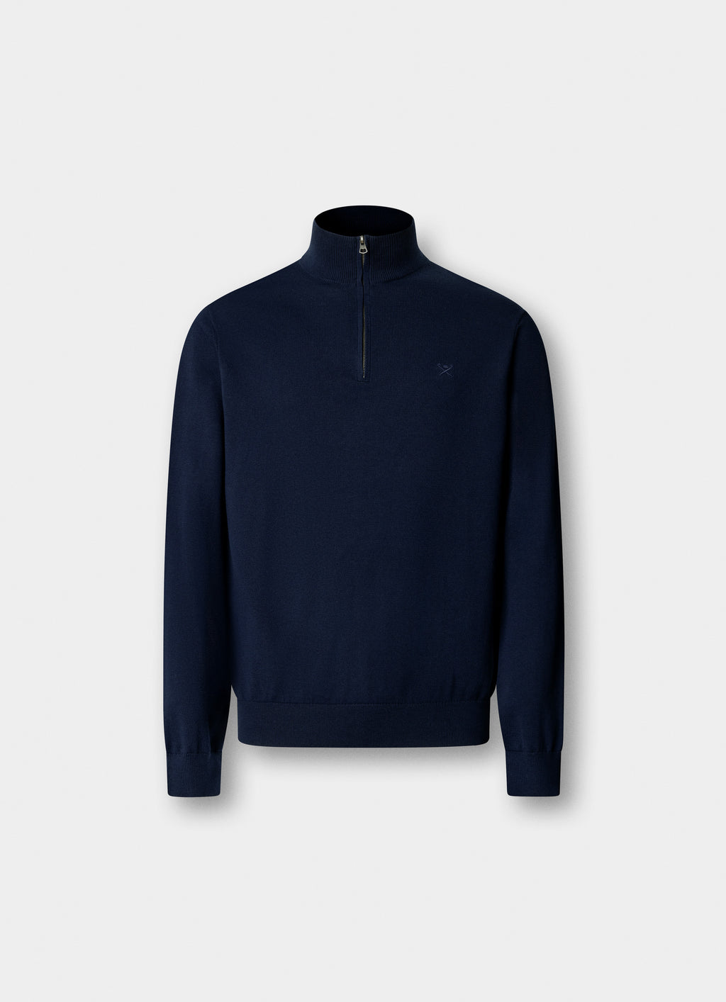 Cotton Half Zip Jumper