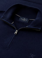 Cotton Half Zip Jumper
