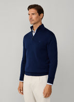Cotton Half Zip Jumper
