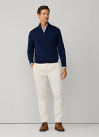 Cotton Half Zip Jumper