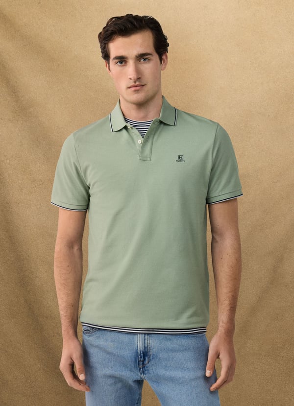 Heritage Logo Tipped Polo Shirt