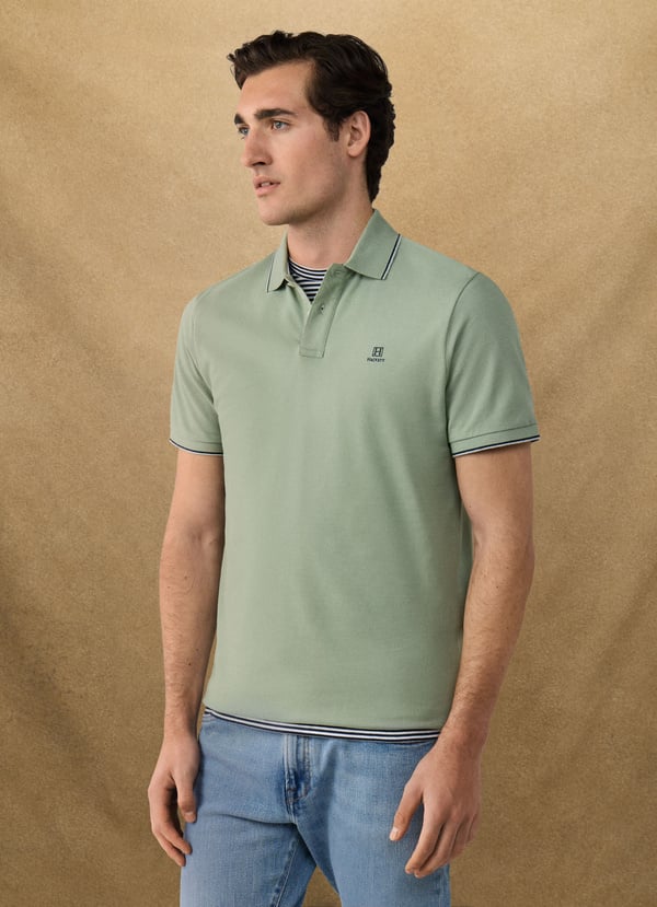 Heritage Logo Tipped Polo Shirt