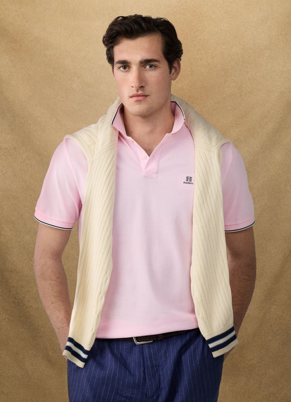 Heritage Logo Tipped Polo Shirt