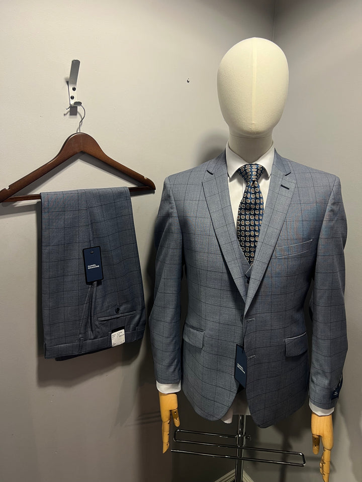 Window Pane Check Suit