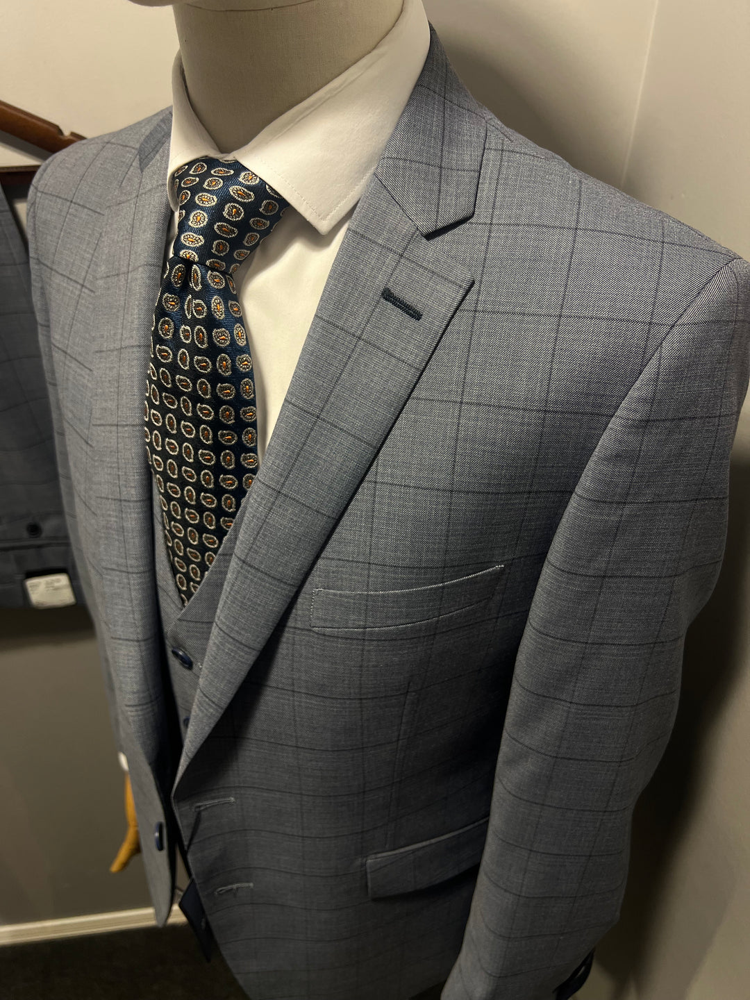 Window Pane Check Suit