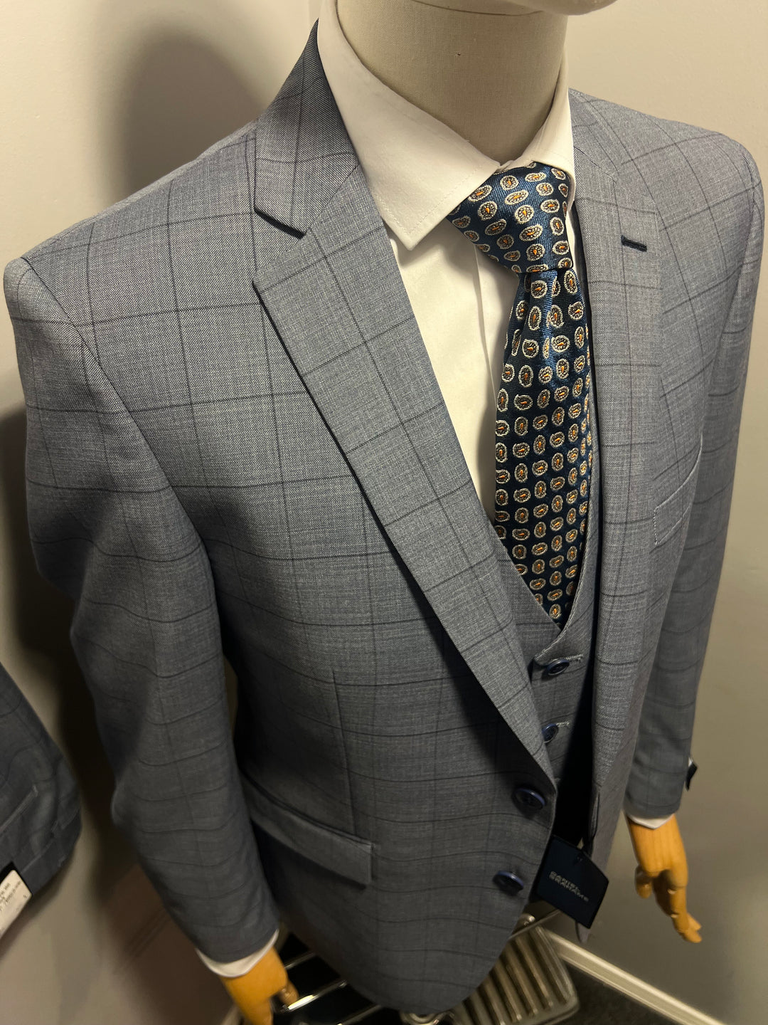 Window Pane Check Suit