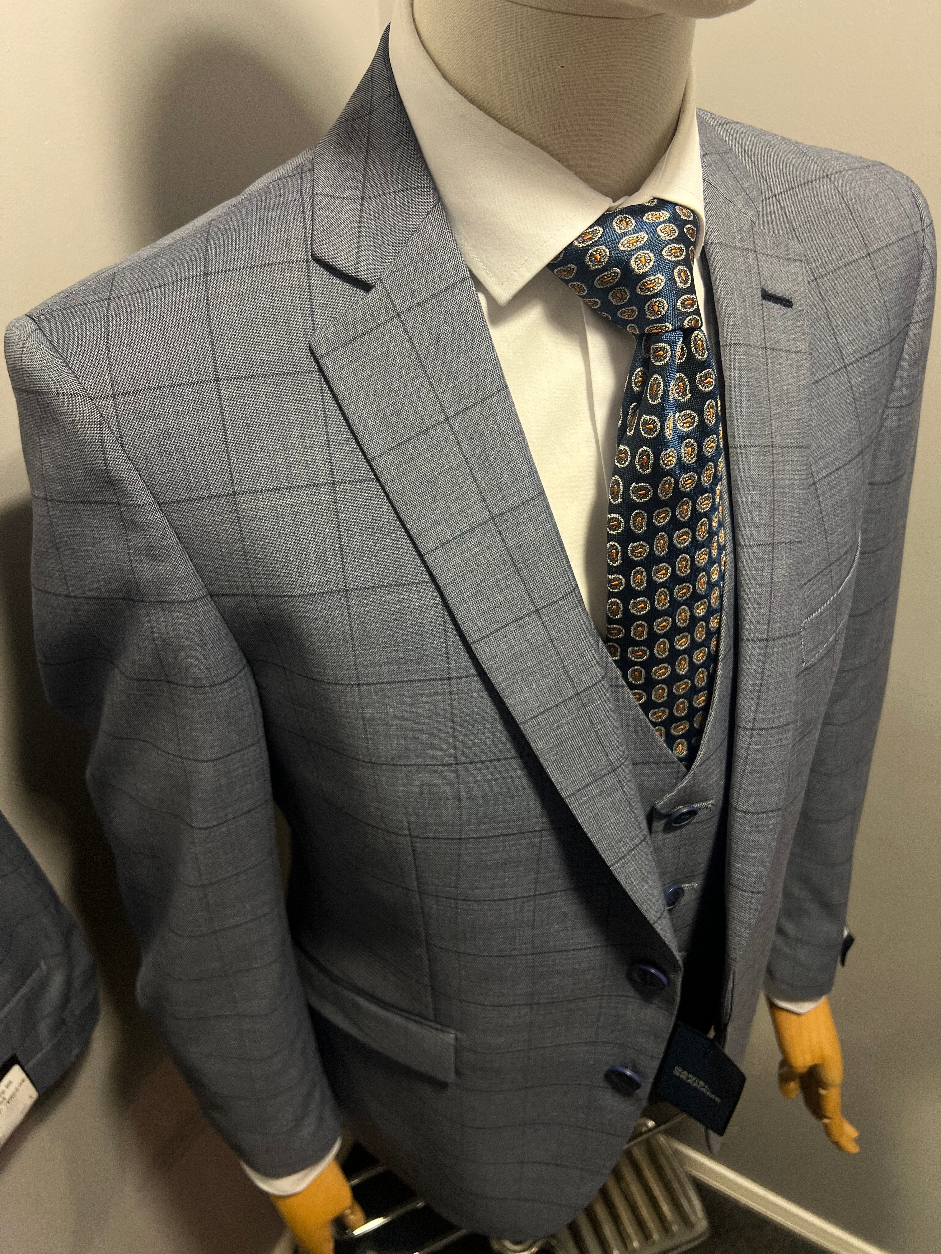 Window Pane Check Suit