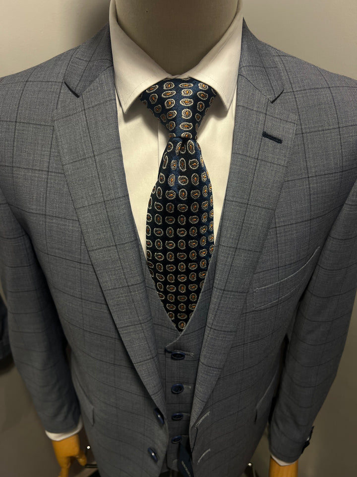 Window Pane Check Suit
