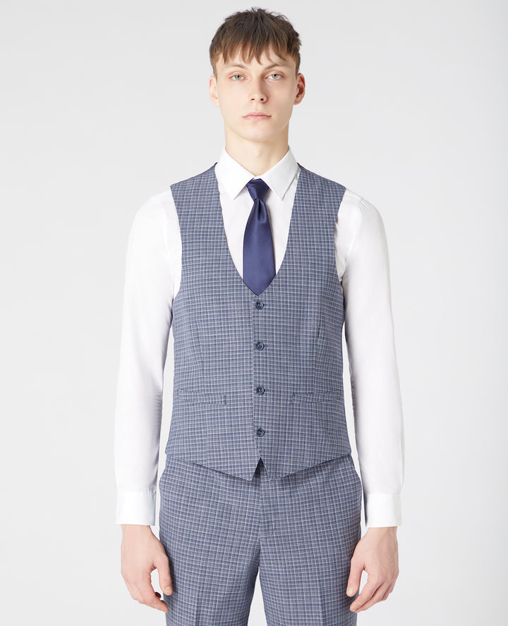 Blue Lucian waist coat