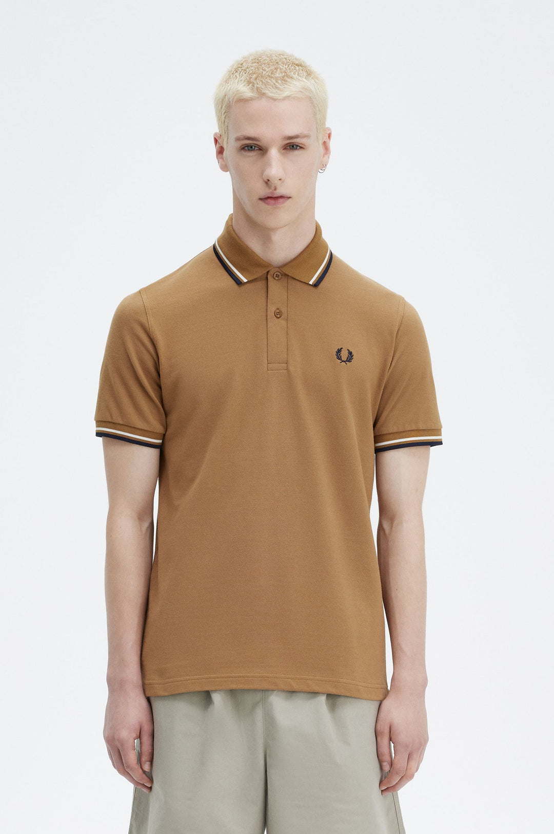 Caramel short sleeve Polo Shirt