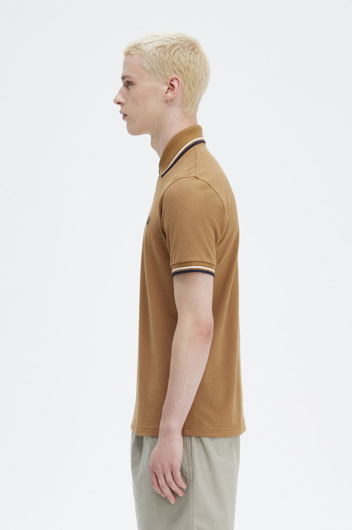 Caramel short sleeve Polo Shirt