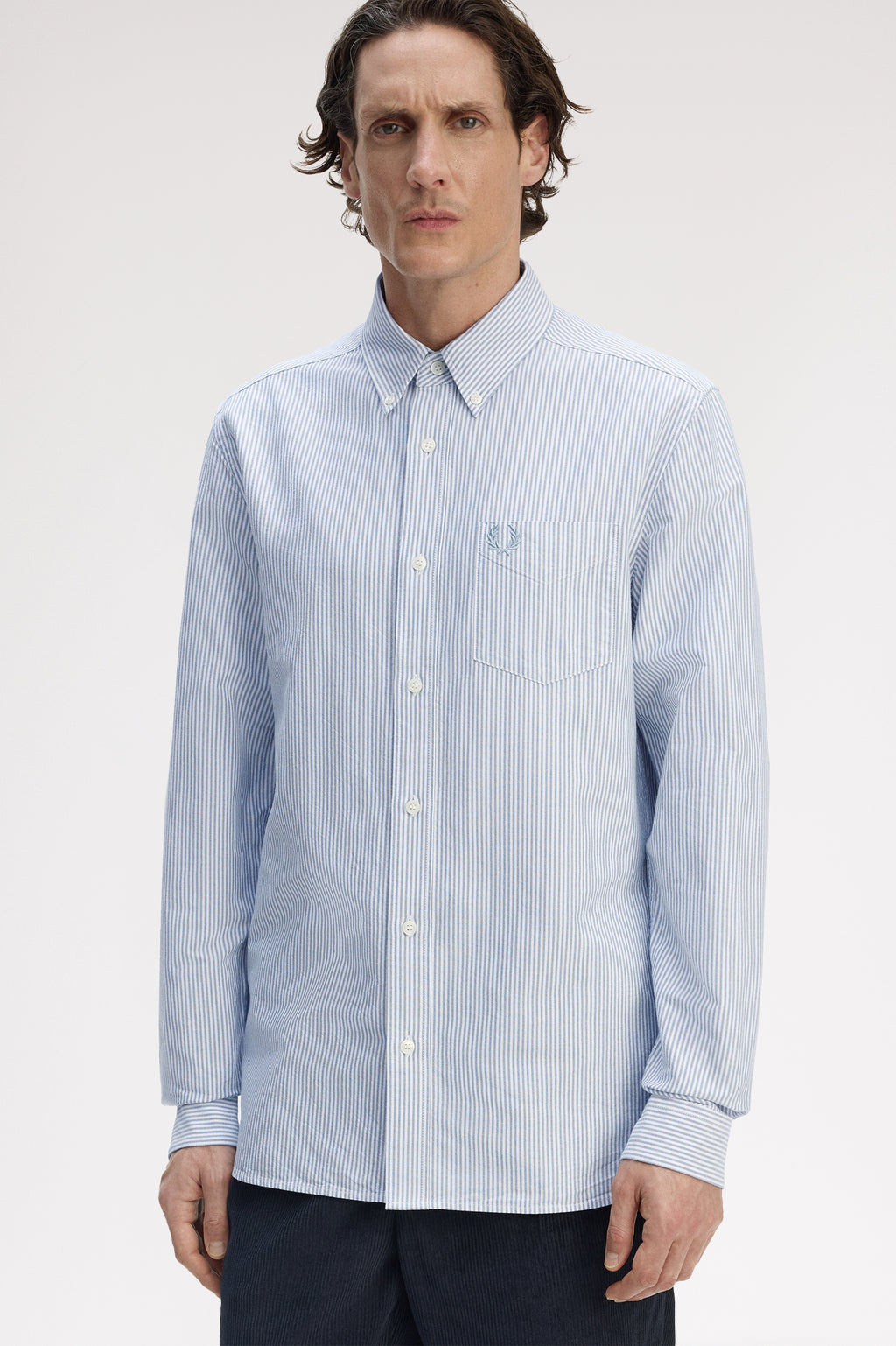 Blue Oxford Stripe Shirt