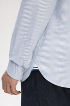 Blue Oxford Stripe Shirt