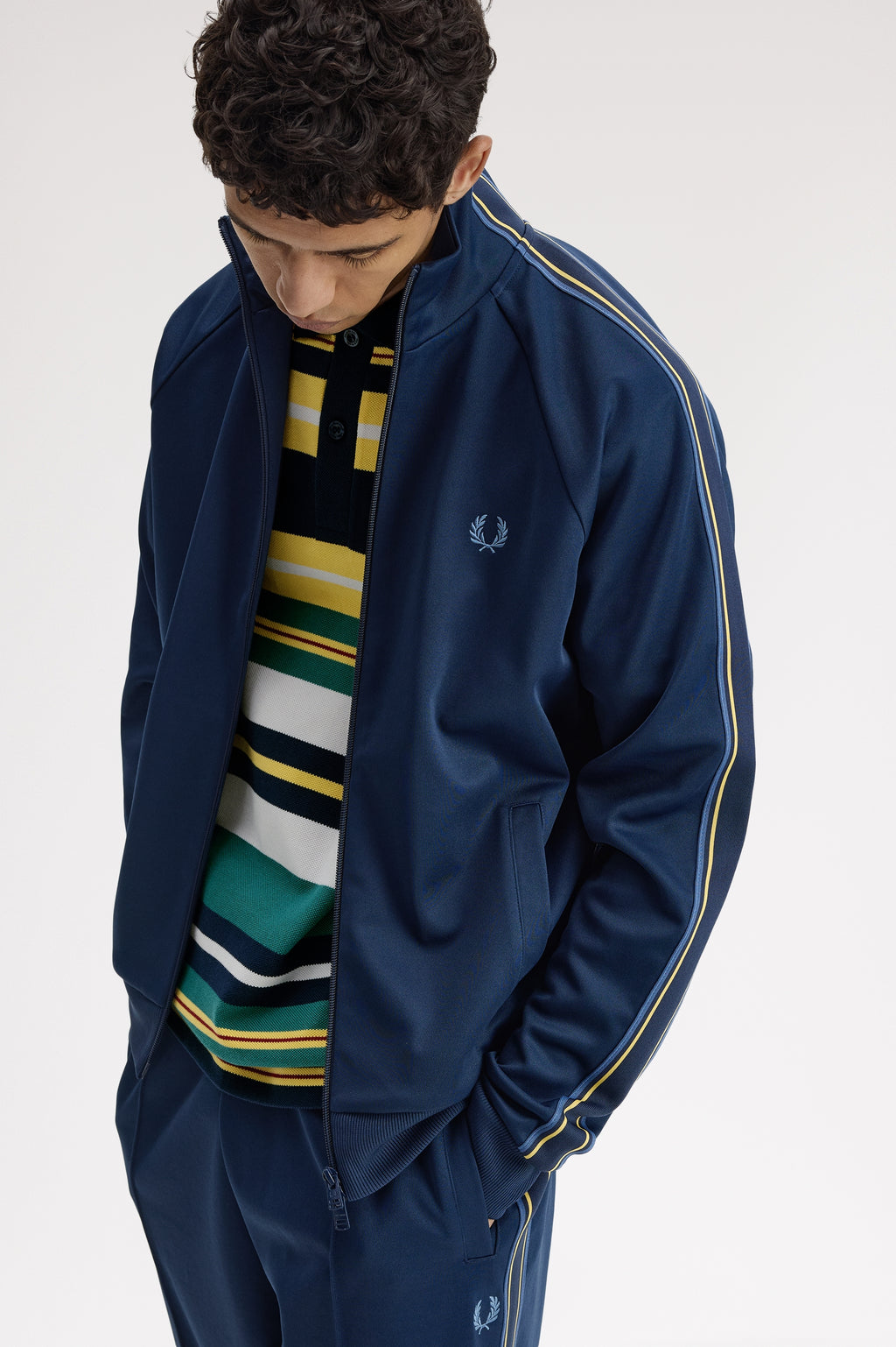 Striped Relaxed Polo Shirt