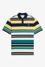 Striped Relaxed Polo Shirt