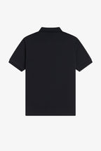 Geometric Knitted Polo Shirt