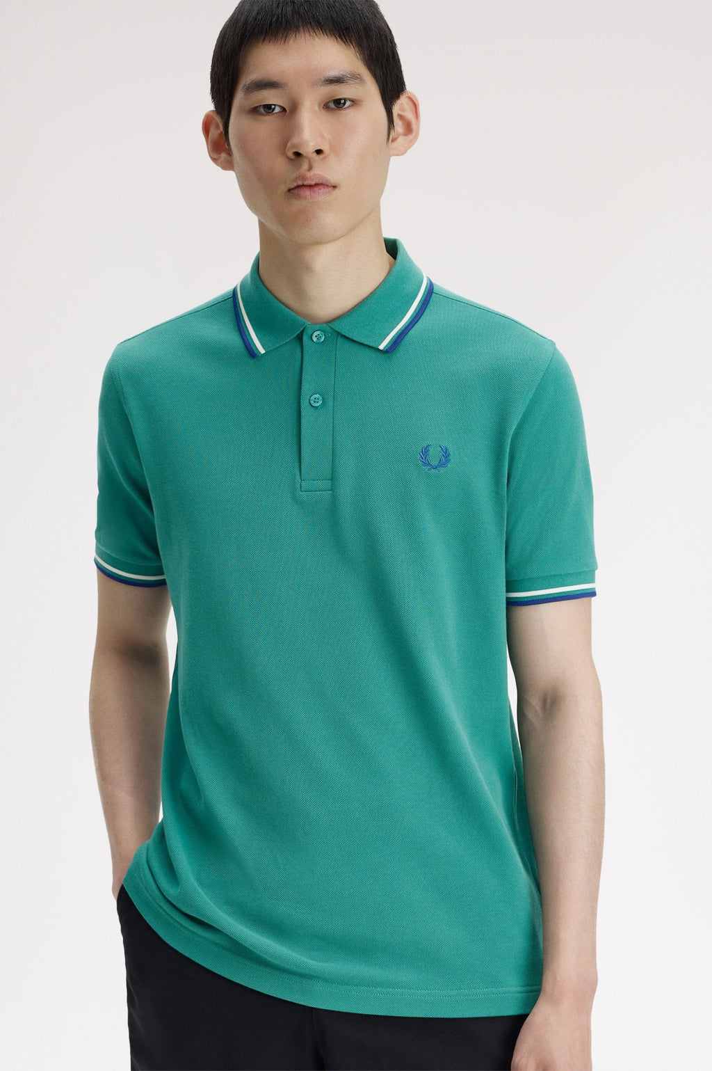 Fred Perry Twin Tipped Polo Shirt – Deep Mint