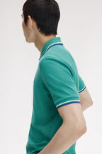 Fred Perry Twin Tipped Polo Shirt – Deep Mint
