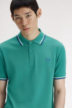 Fred Perry Twin Tipped Polo Shirt – Deep Mint