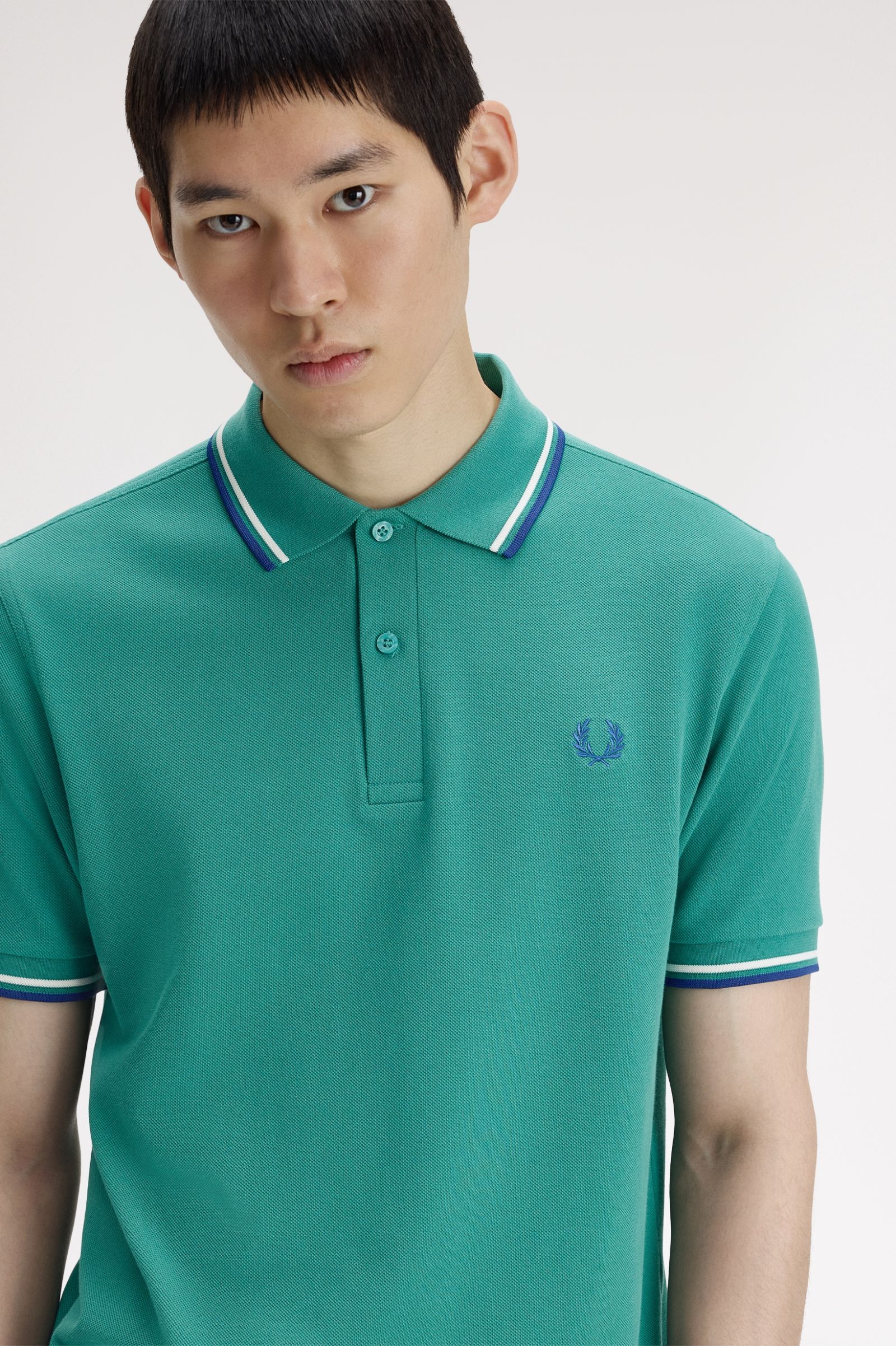 Fred Perry Twin Tipped Polo Shirt – Deep Mint
