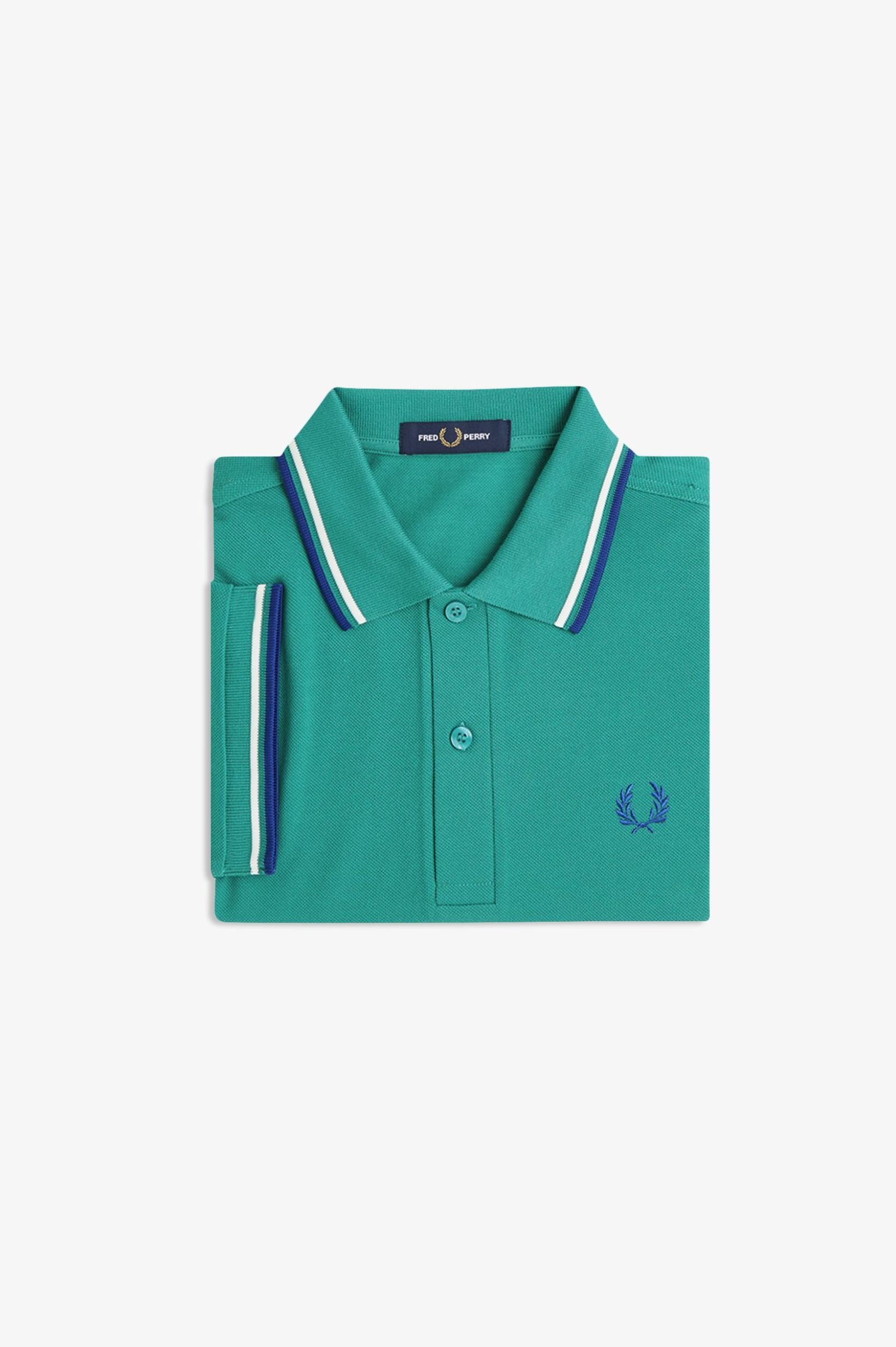 Fred Perry Twin Tipped Polo Shirt – Deep Mint