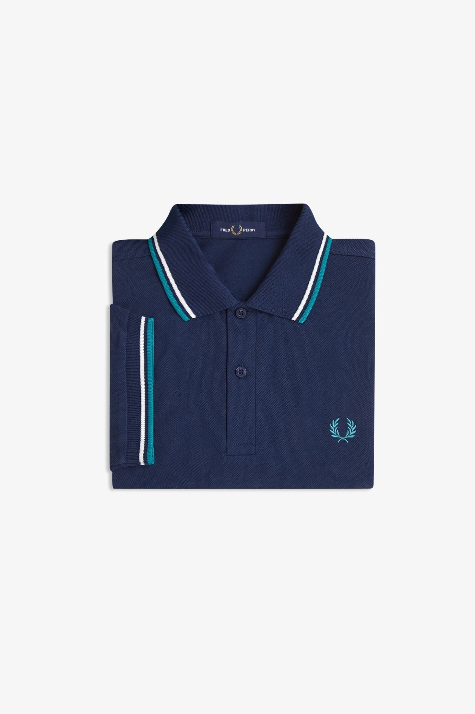 Twin Tipped Polo Shirt – Tennis Blue