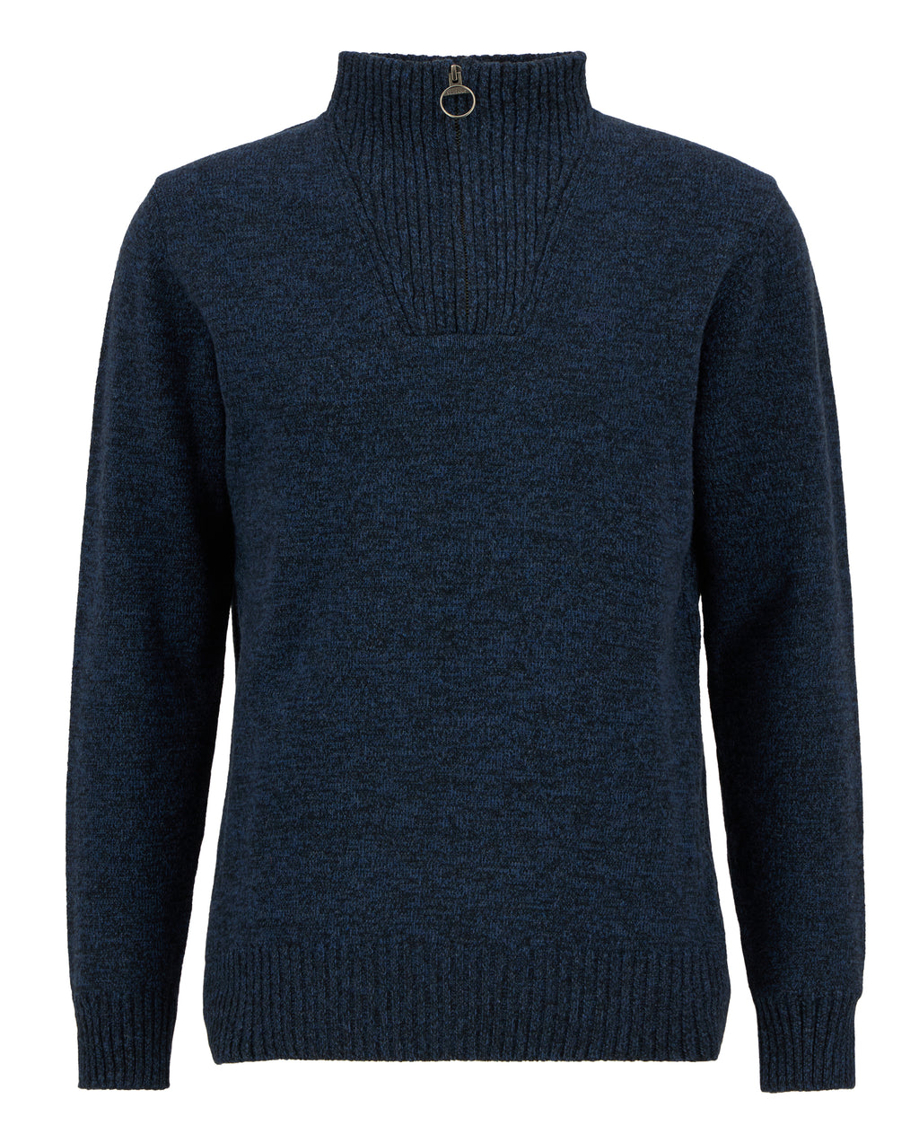 Essential  Navy Lambswool Half Zip