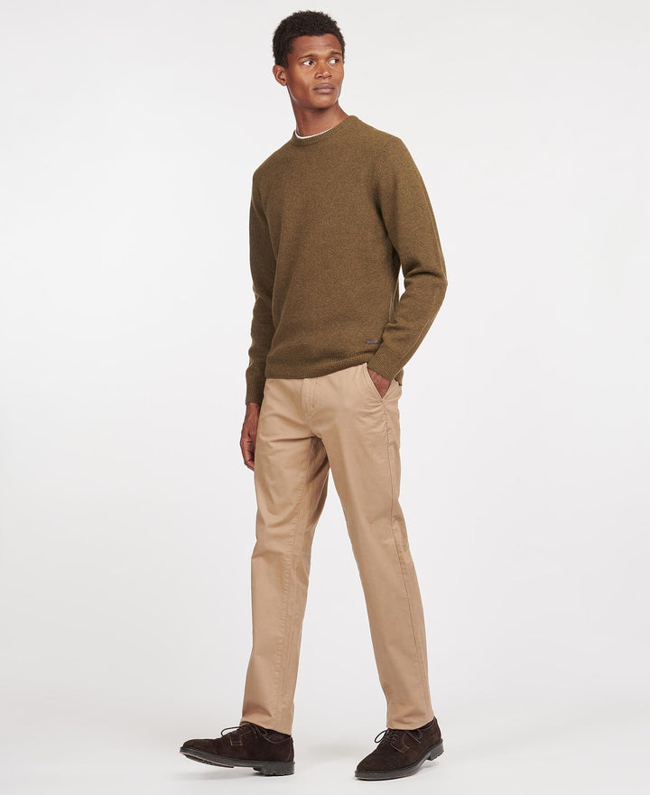 Essential Willow Green Crew Neck Sweater