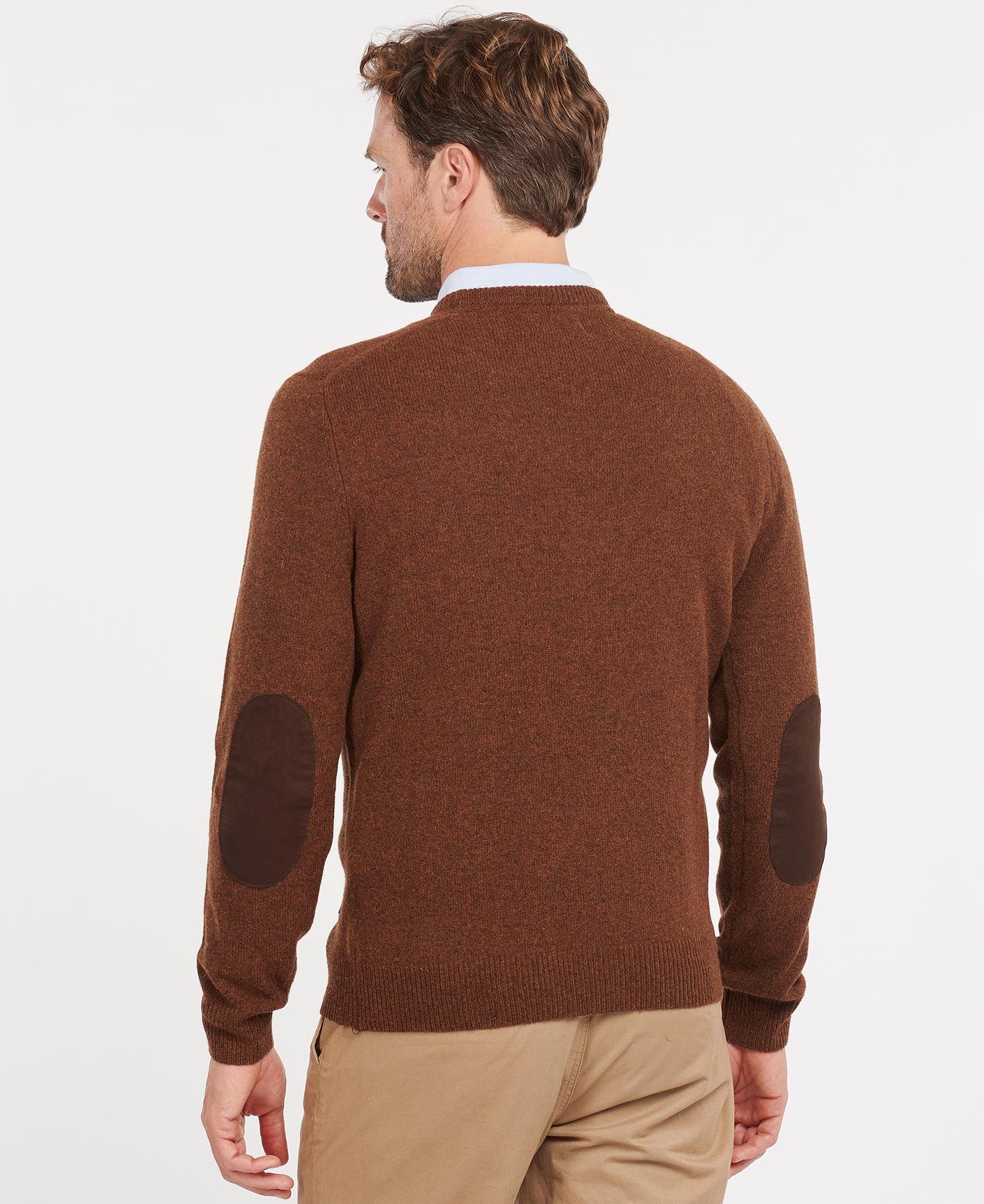 Essential patch crew neck sweater