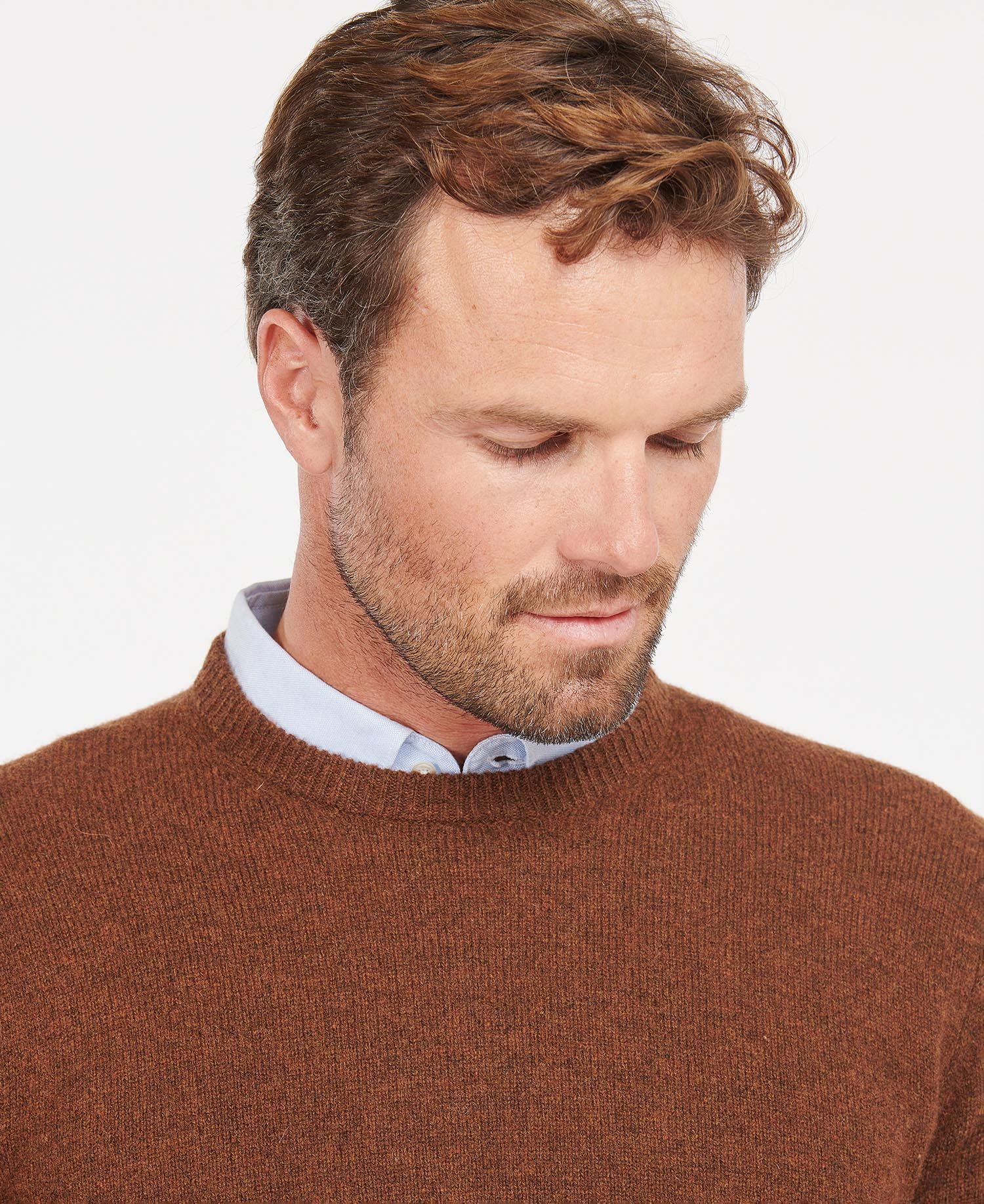 Essential patch crew neck sweater