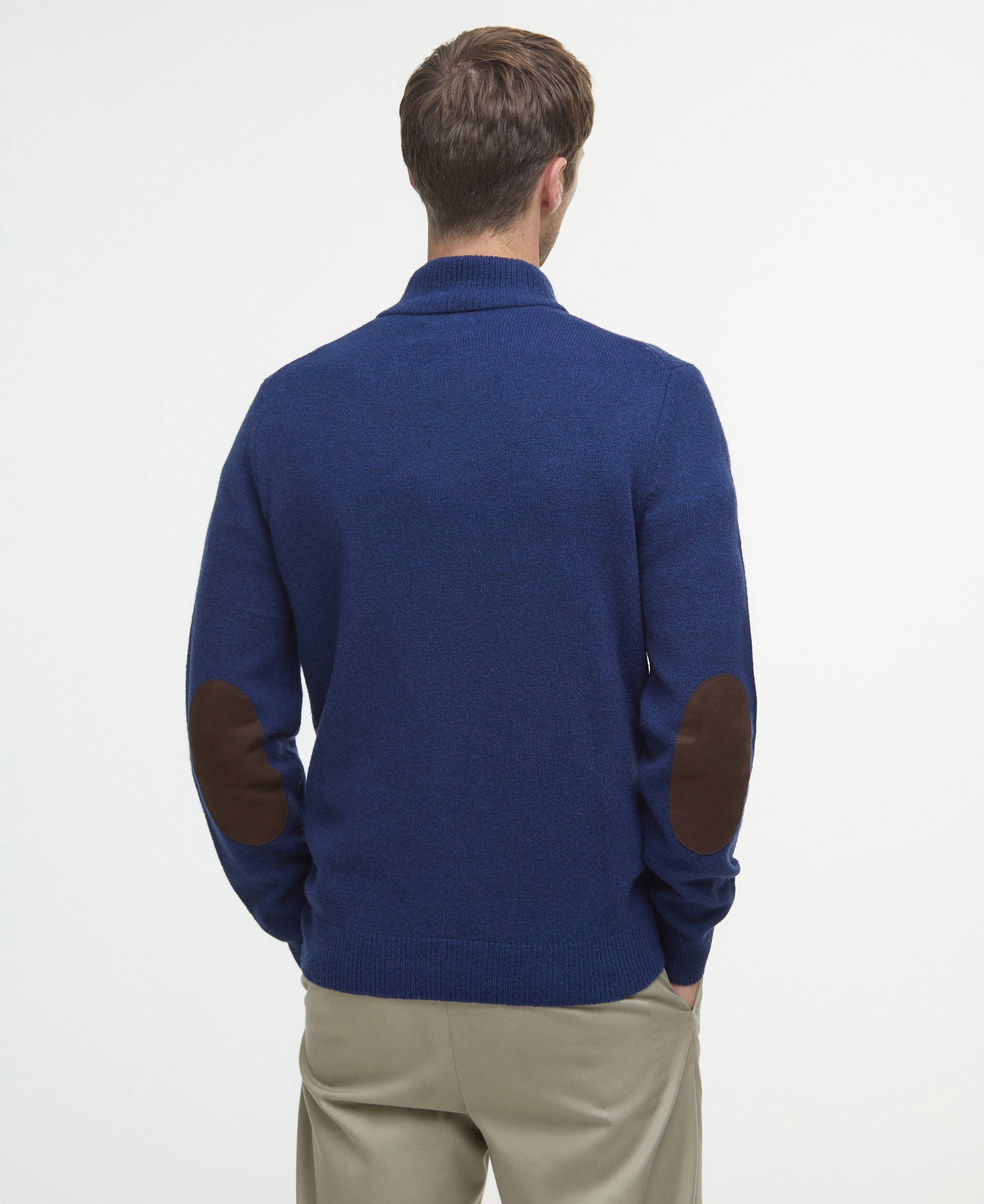 Barbour Patch Half Zip Knitted Jumper