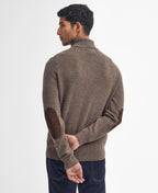 Barbour Essential Patch Half Zip knitted Jumper