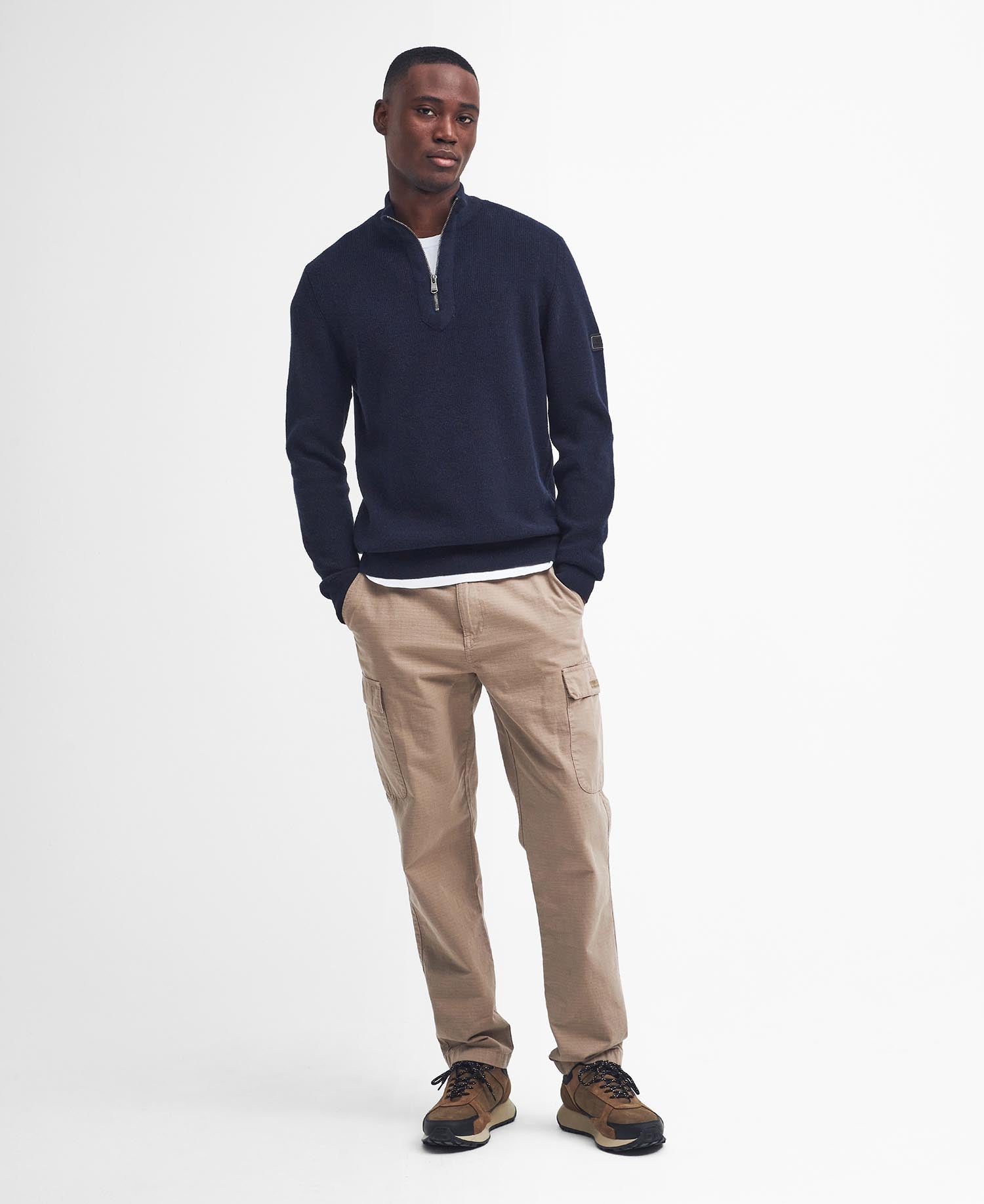 Barbour Int Crawley Funnel Neck Jumper
