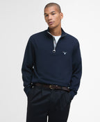 Lingwood Cotton Half Zip Sweater