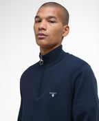 Lingwood Cotton Half Zip Sweater