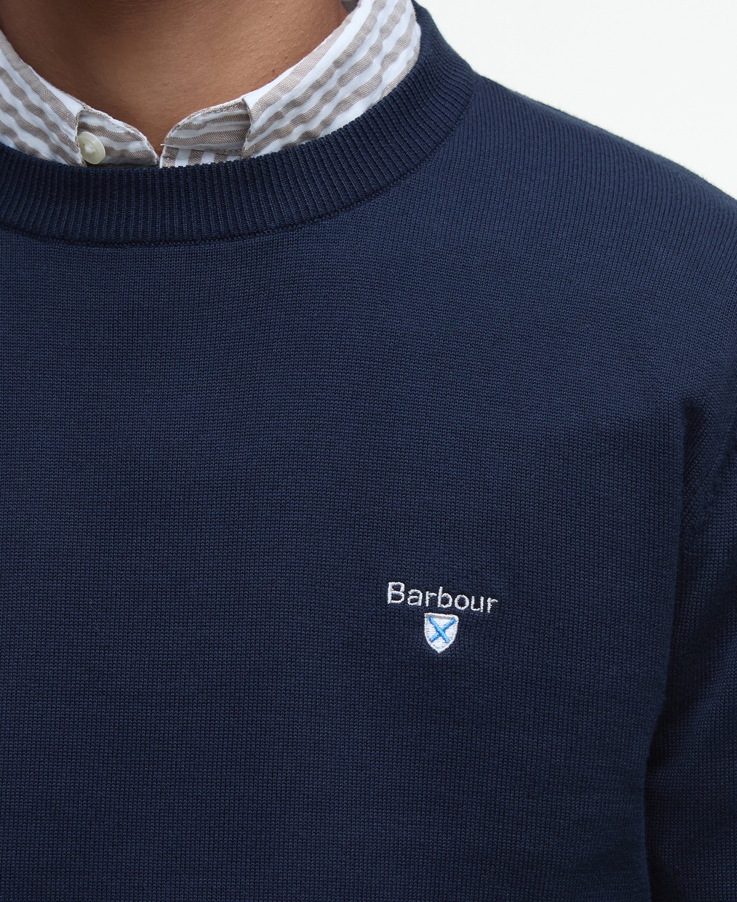 Navy cotton sweater