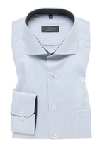 Grey stripe modern shirt