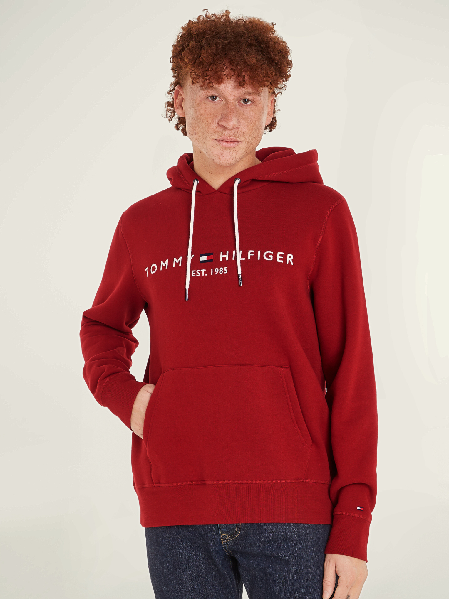 Red Logo Hoodie
